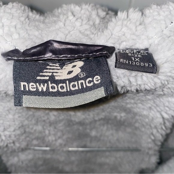 NWOT New Balance Tech Sherpa Hoodie Jacket, Size 1X - Picture 8 of 9